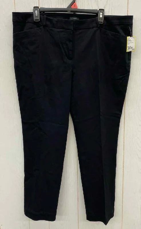 Worthington Black Womens Size 18 Pants Soft Stretch Trousers