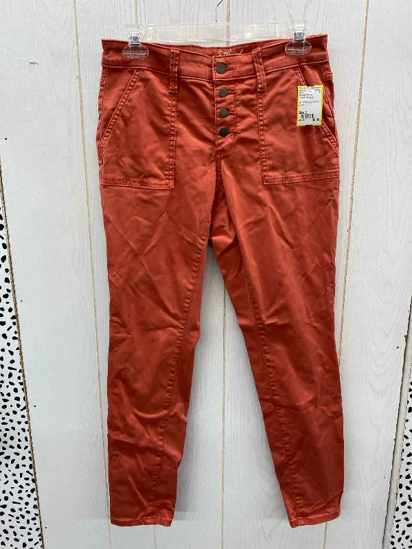 Universal Thread Orange Womens Size 2 Pants Formal Slim Pants