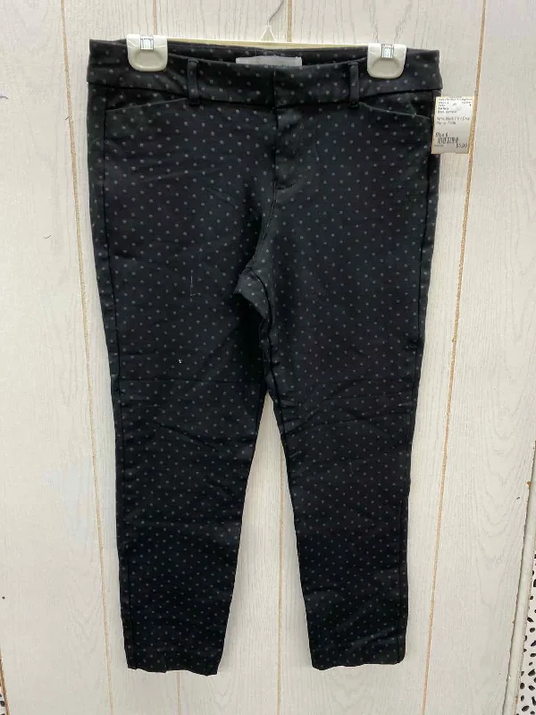 Old Navy Black Womens Size 6 Pants Classic Pleated Pants