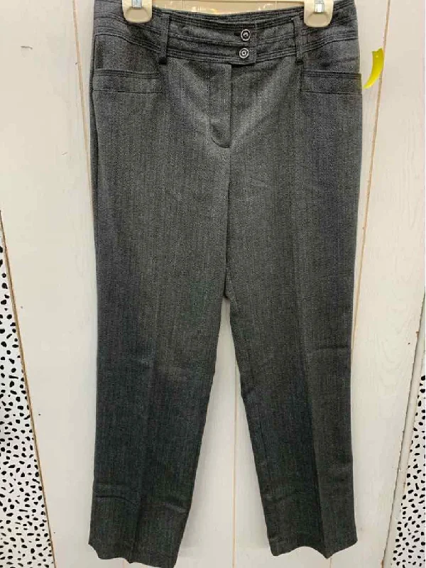 CATO Gray Womens Size 10 Pants Classic Flared Pants