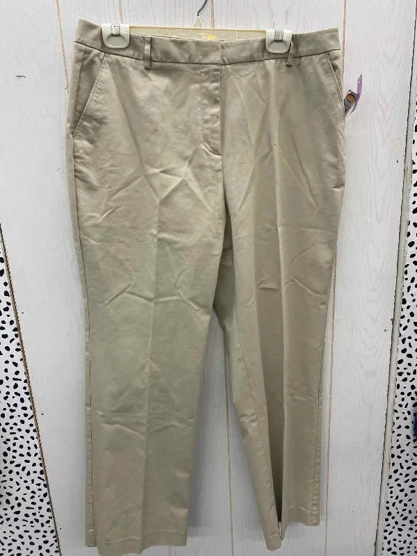 Talbots Khaki Womens Size 16 Pants Formal Dress Pants