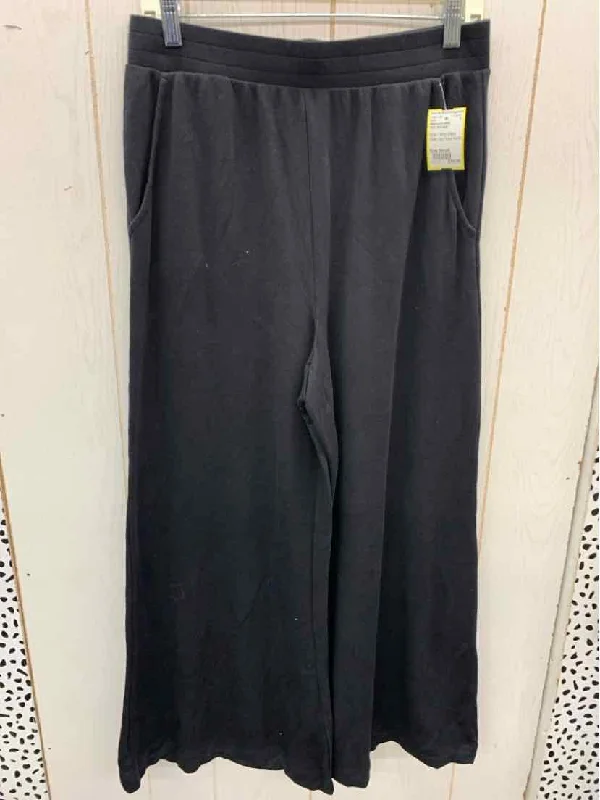 Peace Love World Black Womens Size Small Pants Elegant Palazzo Trousers