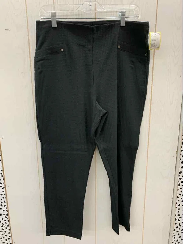 Maurices Black Womens Size 12 Pants Lightweight Jogger Pants