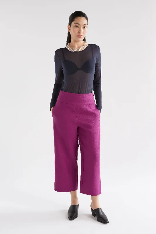 Elk Olsson Pant - Mulberry Comfortable Pleated Pants