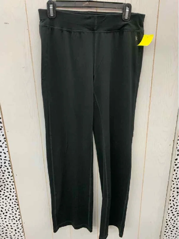 Danskin Now Black Womens Size M Pants Comfortable Wide-Leg Pants