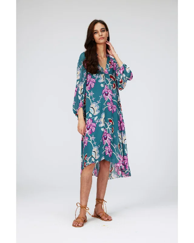DVF ILEANA DRESS | GREEN