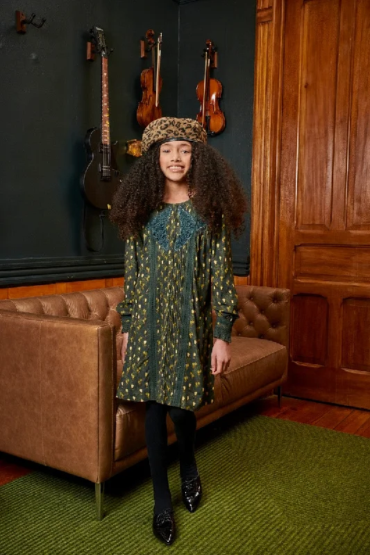 Porter Hunter Green Lace Dress