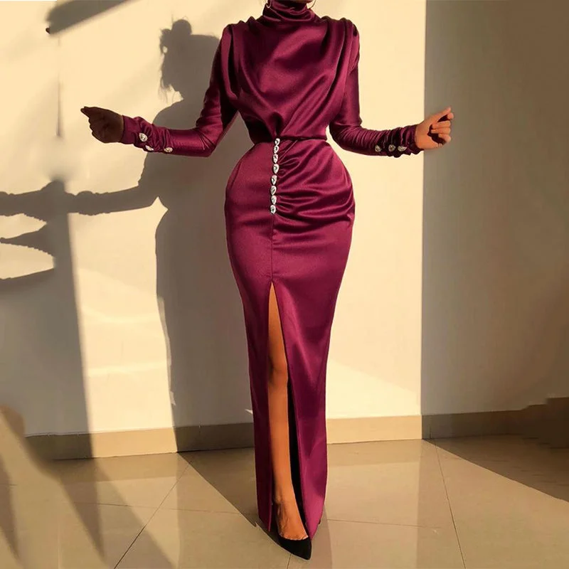 Julia Fashion - Elegant Women Split Formal Dress