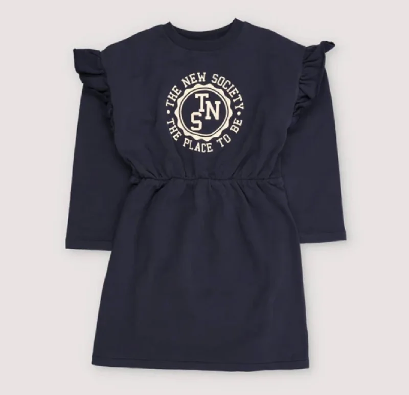 The New Society Midnight Navy Reine Dress