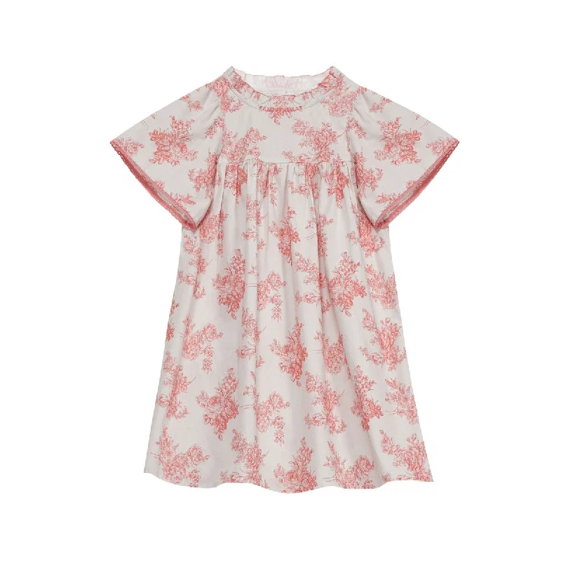 C’era Una Volta Pink Toile De Jouy Leonidas Dress