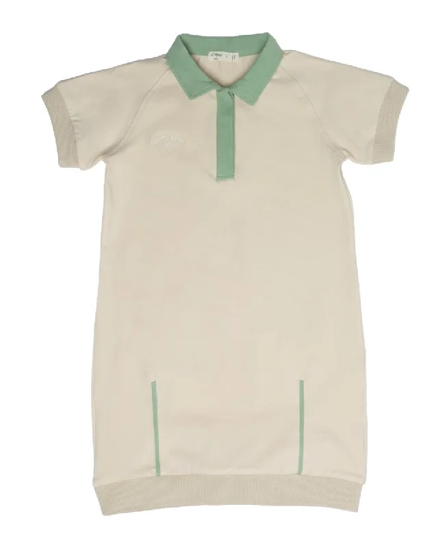 Crew Green Color Block Polo Dress