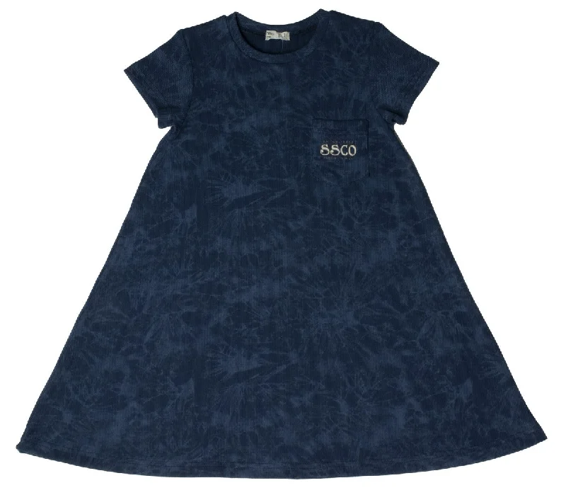 Crew Blue Rib Dress