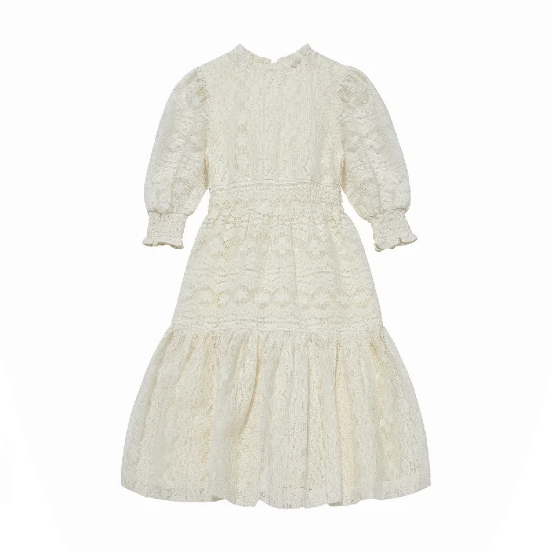 C’era Una Volta White Maxi Amanda Dress
