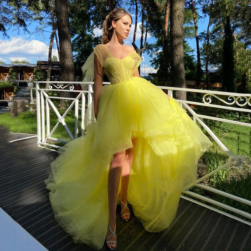High Low Puffy Prom Dresses Sweetheart Sheer Off Shoulder Vestidos Elegantes Para Mujer Lace Up Back Cocktail Party Evening Wear,LW055 High Low Puffy Prom Dresses Sweetheart Sheer Off Shoulder Vestidos Elegantes Para Mujer Lace Up Back Cocktail Party Evening Wear,LW055