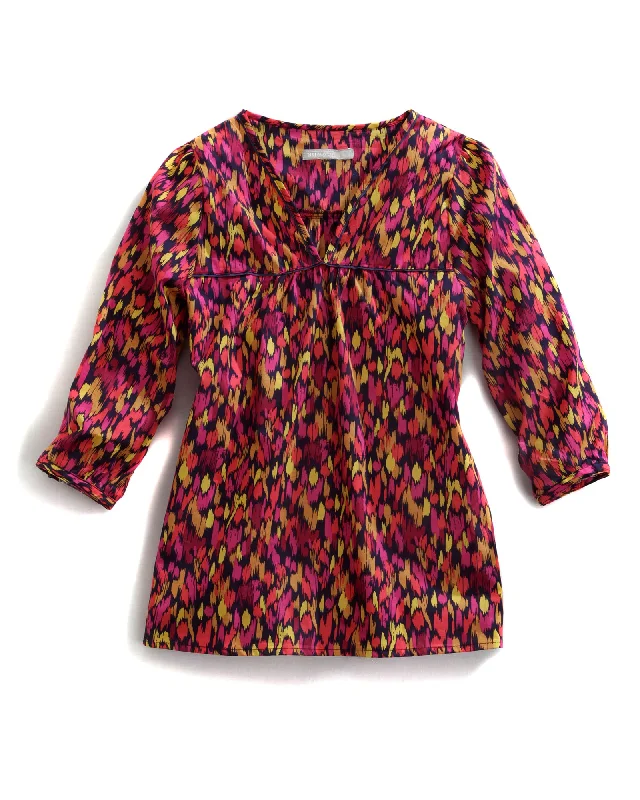 WOMENS LONG SLEEVE BLOUSE Classic Minimalist Blouse