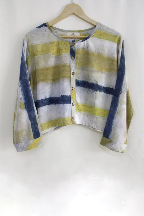 Bageeya "Rekha" Organic Bamboo Blouse Vintage Polka Blouse