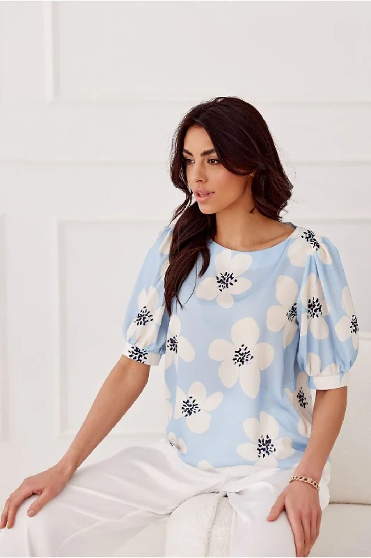 Blouse Roco Fashion Sheer Mesh Blouse