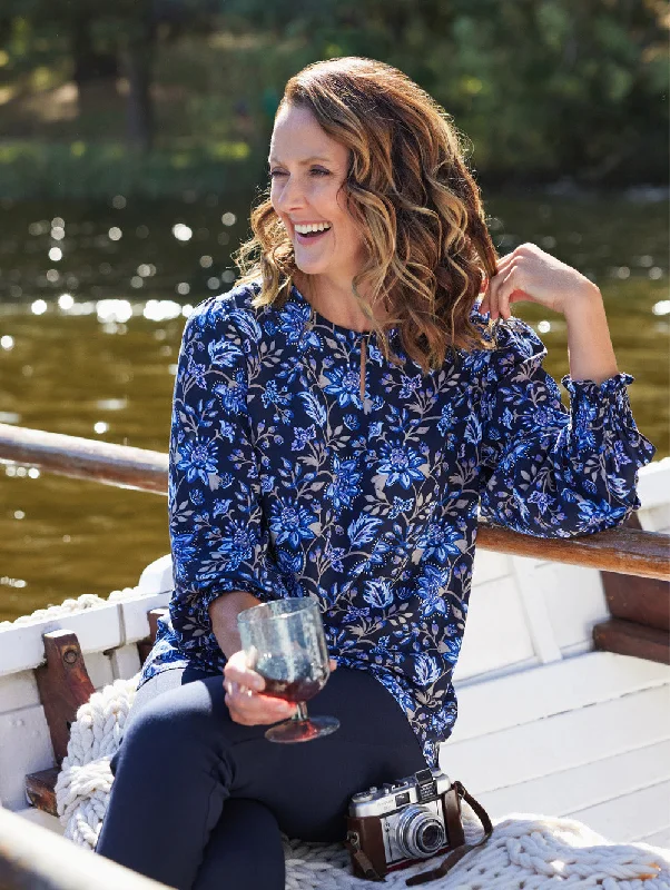 Cecily Blouse Side Tie Blouse