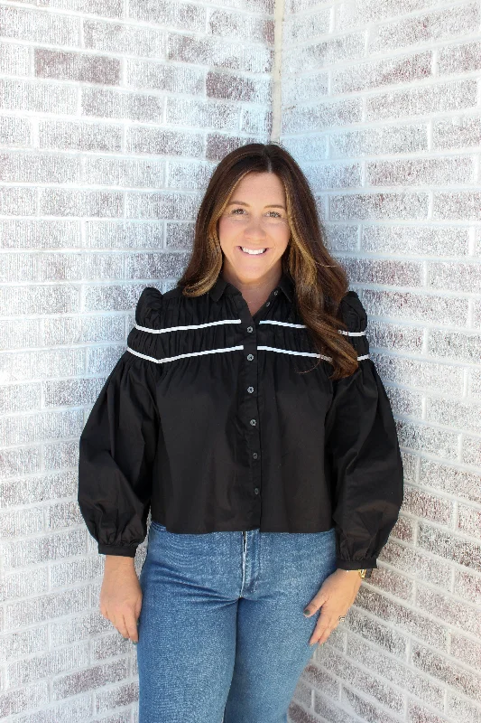 Formal Invitation Scallop Detail Blouse Satin Drape Blouse