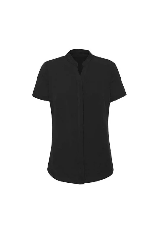 Lumino Biz Corporate Womens Juliette Short Sleeve Blouse LD-RB977LS Sleeveless Chiffon Blouse Lumino Biz Corporate Womens Juliette Short Sleeve Blouse LD-RB977LS Sleeveless Chiffon Blouse