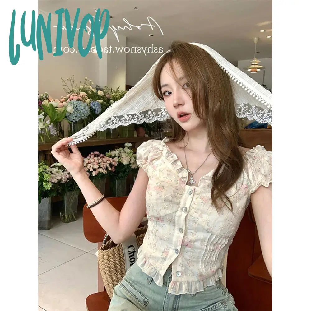 Lunivop Cropped Slash Neck Shirts Women Vintage Elegant Floral Embroidery Blouses Streetwear Korean Sexy Off Shoulder Crop Tops Feminine Pastel Blouse Lunivop Cropped Slash Neck Shirts Women Vintage Elegant Floral Embroidery Blouses Streetwear Korean Sexy Off Shoulder Crop Tops Feminine Pastel Blouse