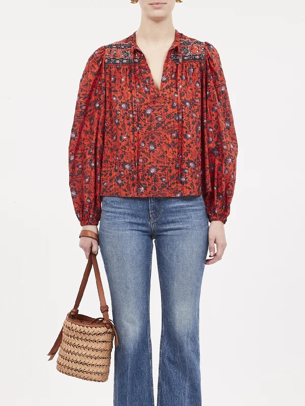 Tillie Blouse Gathered Detail Blouse