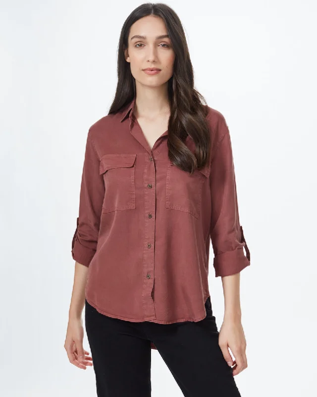 Tencel Everyday Blouse Relaxed Fit Blouse