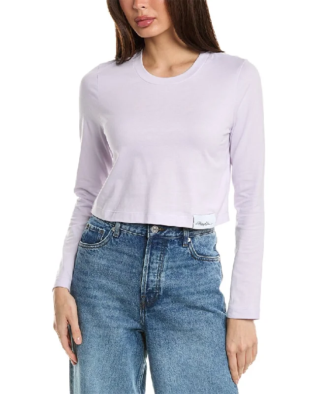 3.1 Phillip Lim Logo T-Shirt Jersey Fabric Tulle Fabric Batik Fabric