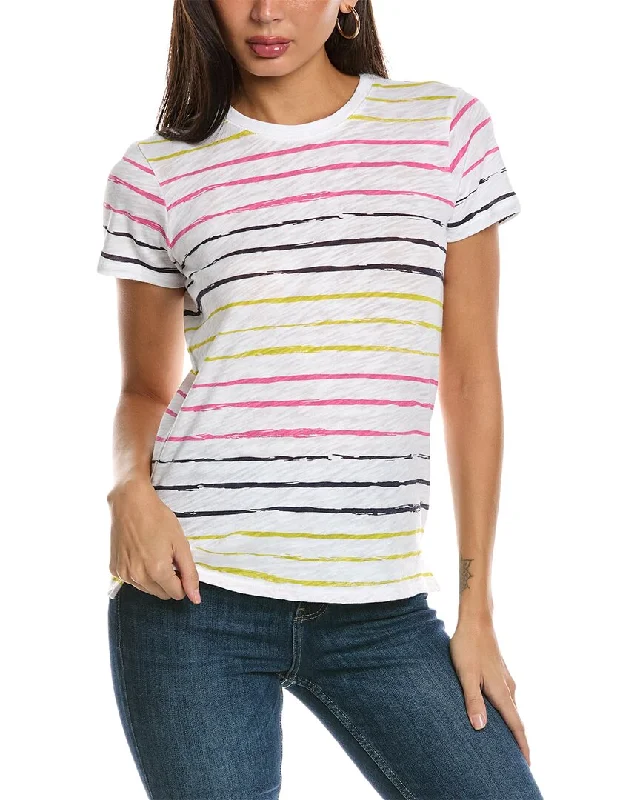 ATM Anthony Thomas Melillo T-Shirt Lace Blend Ribbed Blend Corduroy Blend