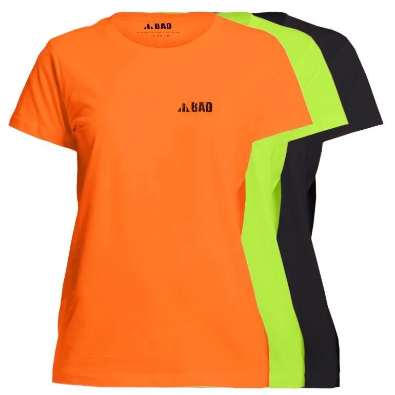 BAD® WOMEN'S TRADEMARK HI-VIS S/S T-SHIRT Chenille Blend Fleece Blend Nylon Blend