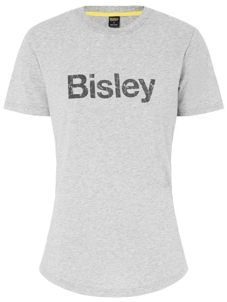 BISLEY Women's Cotton Logo Tee (BKTL064) Rayon Velvet Corduroy