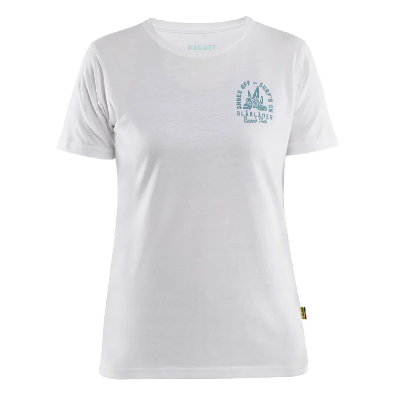 Blaklader 9417 Womens Cotton T-Shirt Blaklader Beach Club (94171042) Solid Color Striped Floral Blaklader 9417 Womens Cotton T-Shirt Blaklader Beach Club (94171042) Solid Color Striped Floral