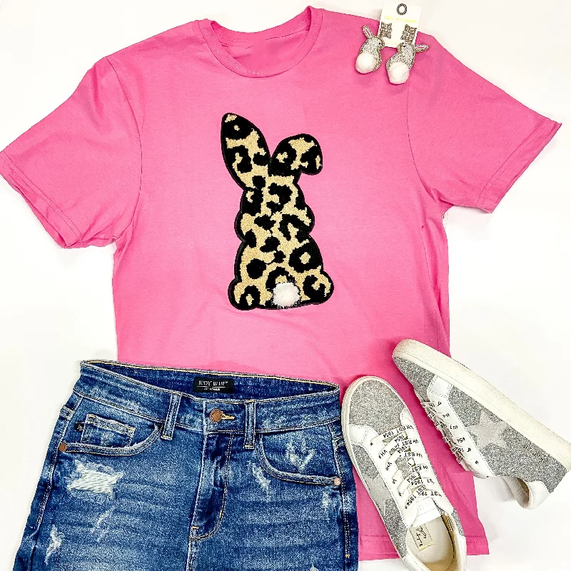 Wild About Easter Chenille Bunny Patch Graphic Tee in Pink Front Pockets Side Pockets Patch Pockets Wild About Easter Chenille Bunny Patch Graphic Tee in Pink Front Pockets Side Pockets Patch Pockets