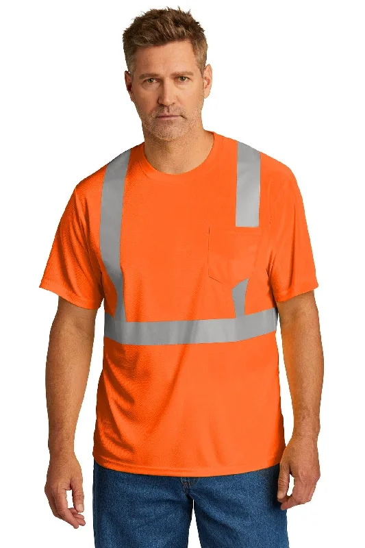 CornerStone  ANSI 107 Class 2 Mesh Tee. CS200 Iron Safe Non-Iron Wrinkle Free