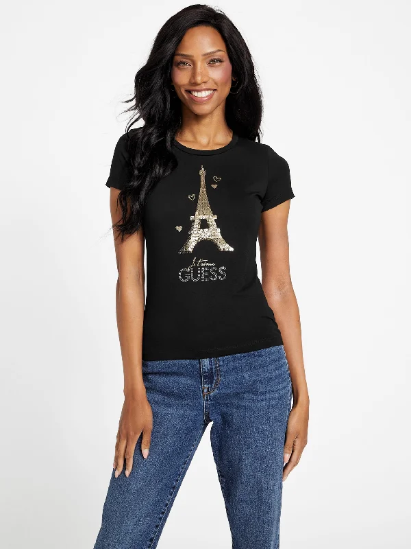 Eco Amelie Paris Tee Welt Pockets Slit Pockets