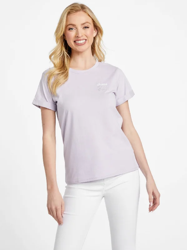 Eco Lyla Embroidered Tee Chenille Brocade Lace
