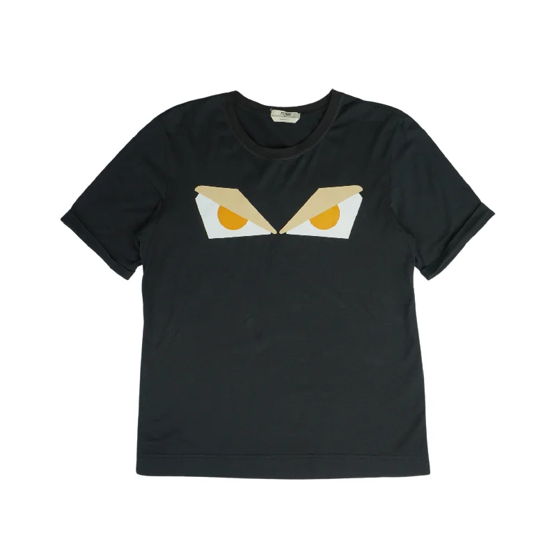 Fendi T-Shirt - Women's 40 Mesh Blend Leather Blend Suede Blend