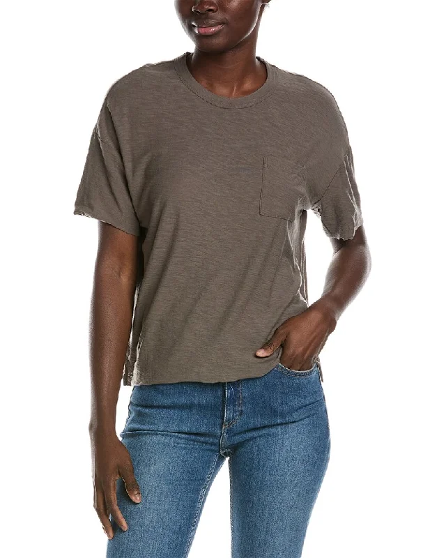 James Perse Pocket T-Shirt Wool Fabric Cashmere Fabric Tweed Fabric