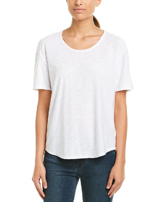 James Perse Relaxed T-Shirt Spandex Blend Rayon Blend Denim Blend