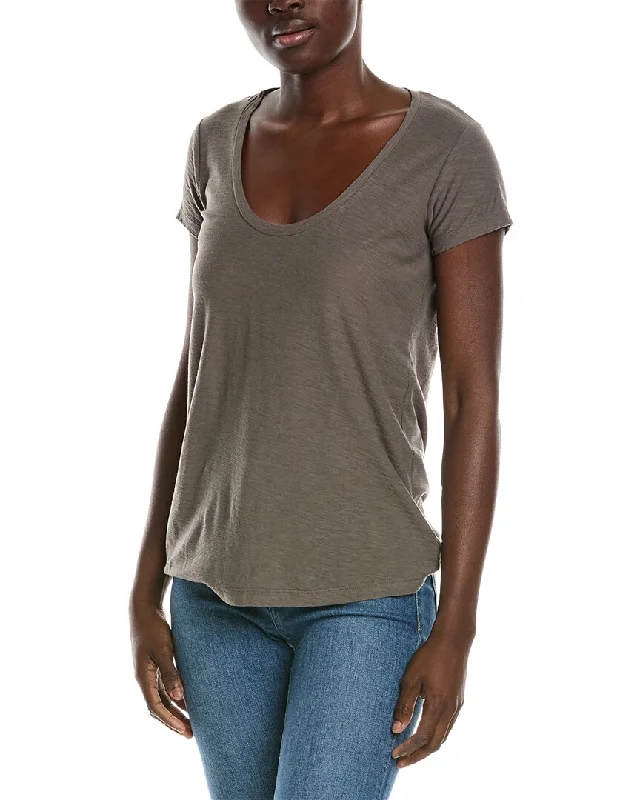 James Perse Solid T-Shirt Cozy Warm Stylish