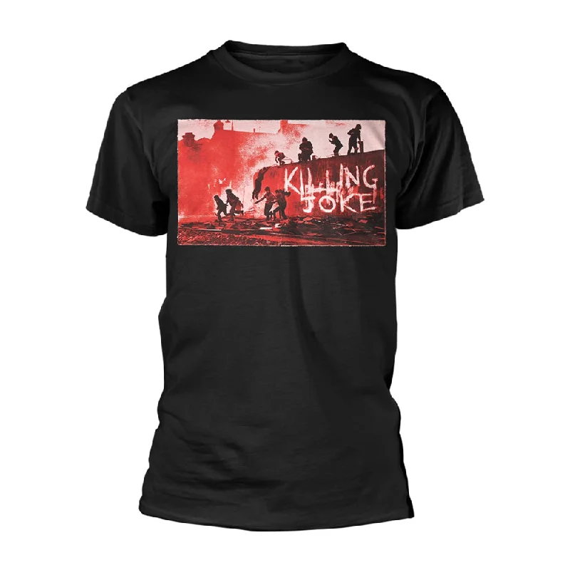 Killing Joke Unisex T-shirt: Empire Song Rayon Velvet Corduroy