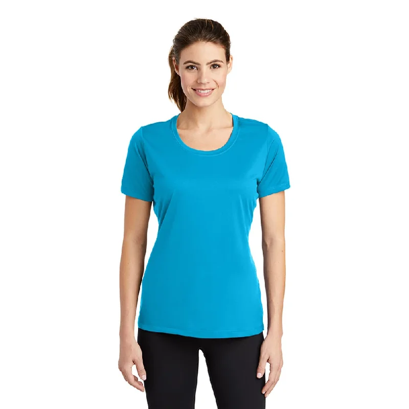Sport-Tek LST320 PosiCharge Women's Scoop Neck Tough Tee Jersey Fabric Tulle Fabric Batik Fabric Sport-Tek LST320 PosiCharge Women's Scoop Neck Tough Tee Jersey Fabric Tulle Fabric Batik Fabric