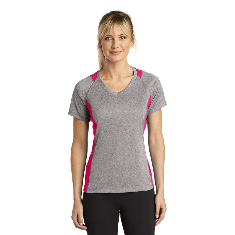 Vintage Heather/Pink Raspberry