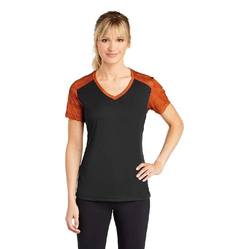 Black/Neon Orange CamoHex