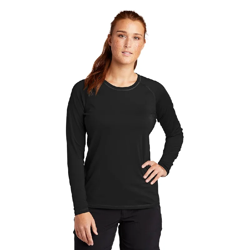 Sport-Tek LST470LS Women's Long Sleeve Rashguard T-Shirt Lace Blend Ribbed Blend Corduroy Blend Sport-Tek LST470LS Women's Long Sleeve Rashguard T-Shirt Lace Blend Ribbed Blend Corduroy Blend