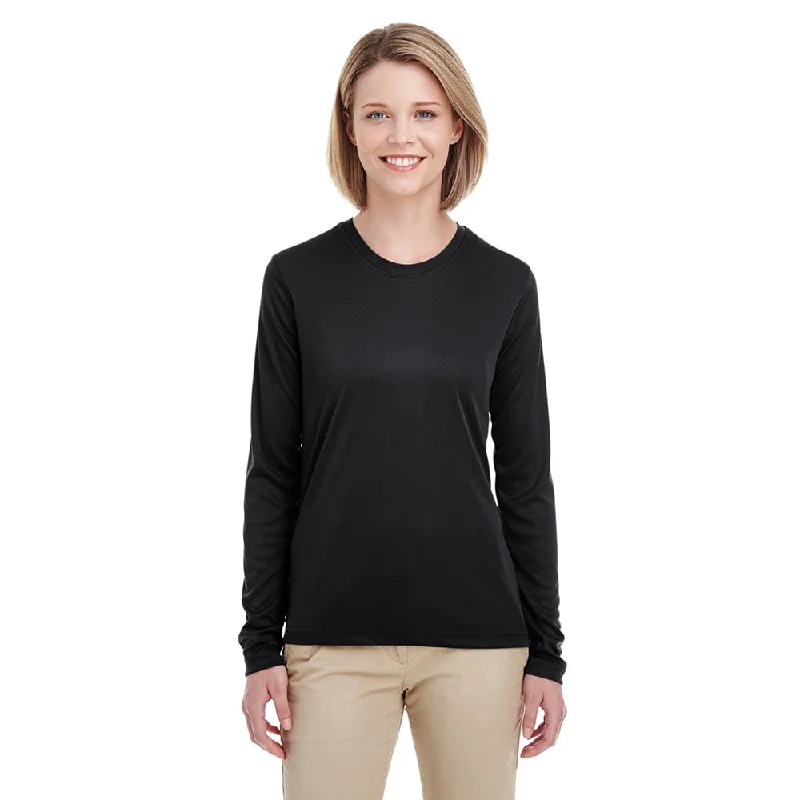 UltraClub Cool & Dry 8622W Ladies' Performance Long-Sleeve T-Shirt Wool Fabric Cashmere Fabric Tweed Fabric UltraClub Cool & Dry 8622W Ladies' Performance Long-Sleeve T-Shirt Wool Fabric Cashmere Fabric Tweed Fabric