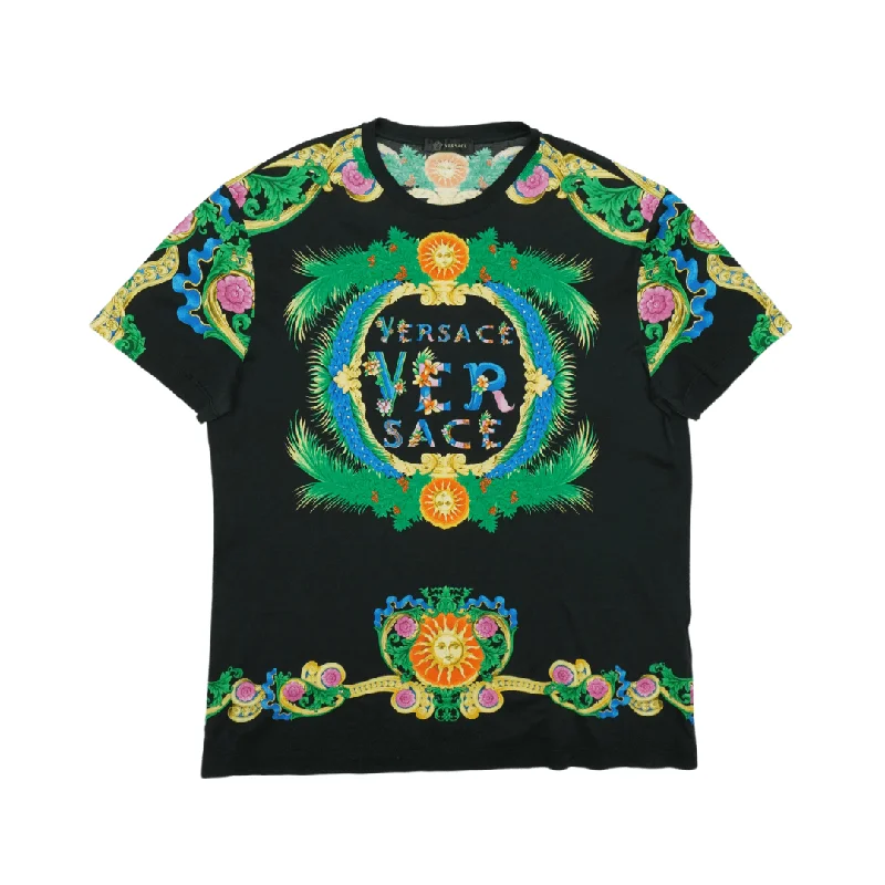 Versace T-Shirt - Women's M Knit Fabric Woven Fabric Fleece Fabric