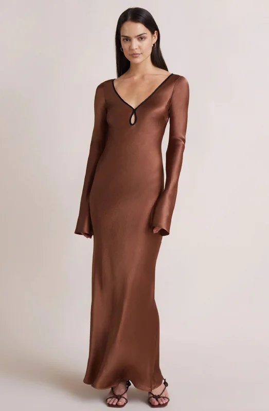 Annika Long Sleeve Maxi Dress by Bec + Bridge Cozy Ribbed Maxi Dress