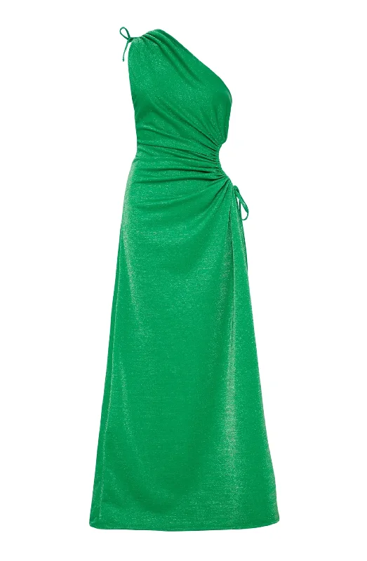 Nour Maxi Dress Forest Green By Sonya Moda Comfortable Cotton Maxi Dress