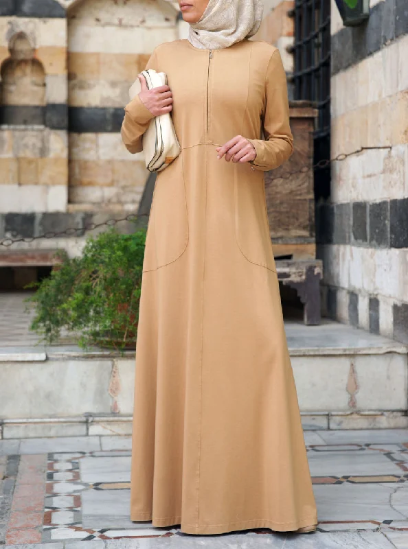 Nusaybah Jersey Maxi Dress Comfortable Bohemian Maxi Dress